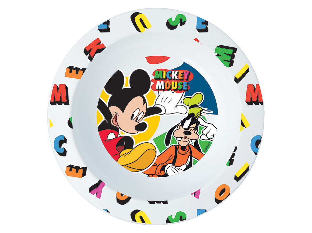 PRATO PLÁSTICO DISNEY MICKEY REUTILIZ 16CM