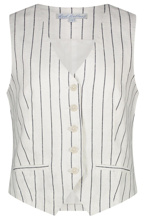 Red Button witte dames gilet
