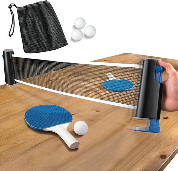 Bordtennissett med justerbart nett | Passer til alle bord