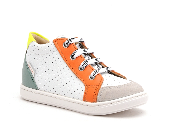 Shoo pom boots bottine bebe bouba zip box blanc