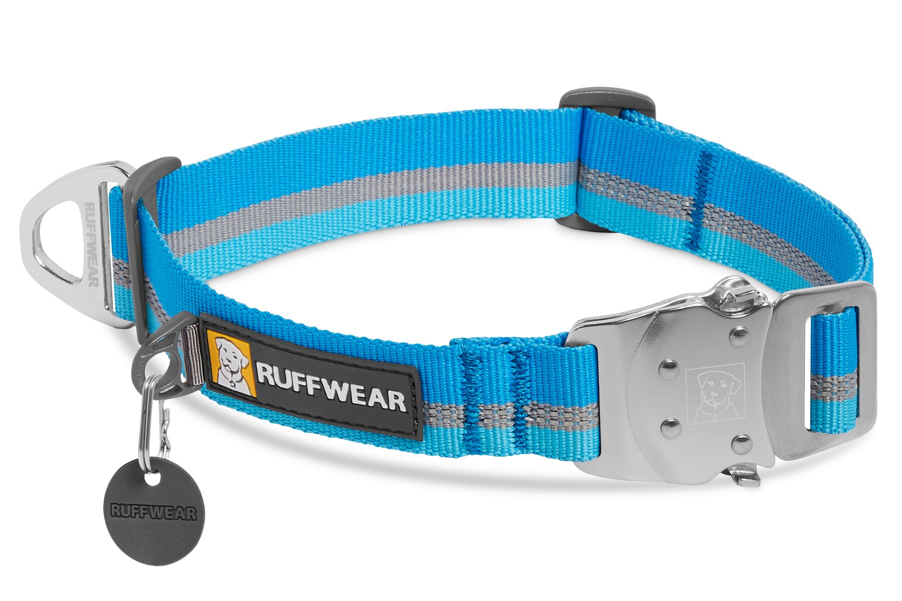Collier top rope™ avec boucle en métal et sangle solide et comfortable. Couleur: blue dusk (bleu), taille: s (28-36cm)