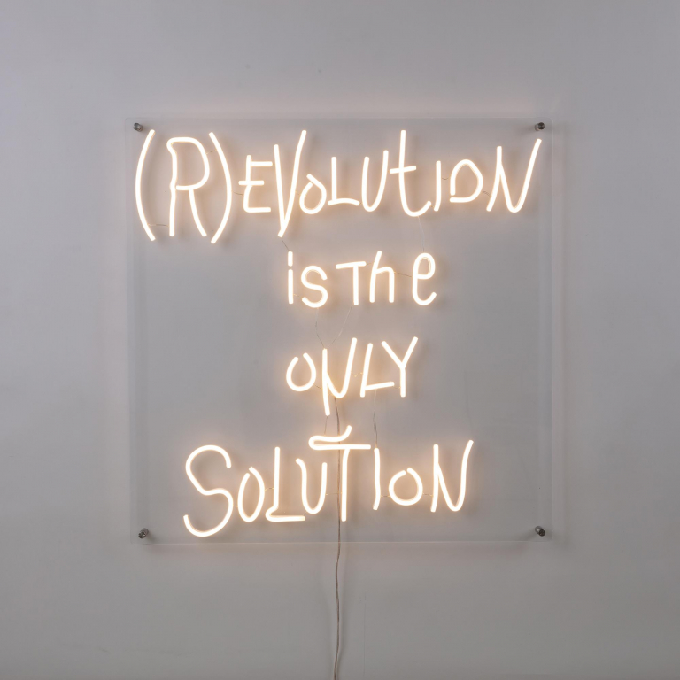 Seletti LED wandlamp (R)evolution is the only solution