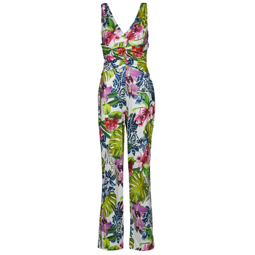 Guess - SS COWL POPLIA OVERALL - Multicolore