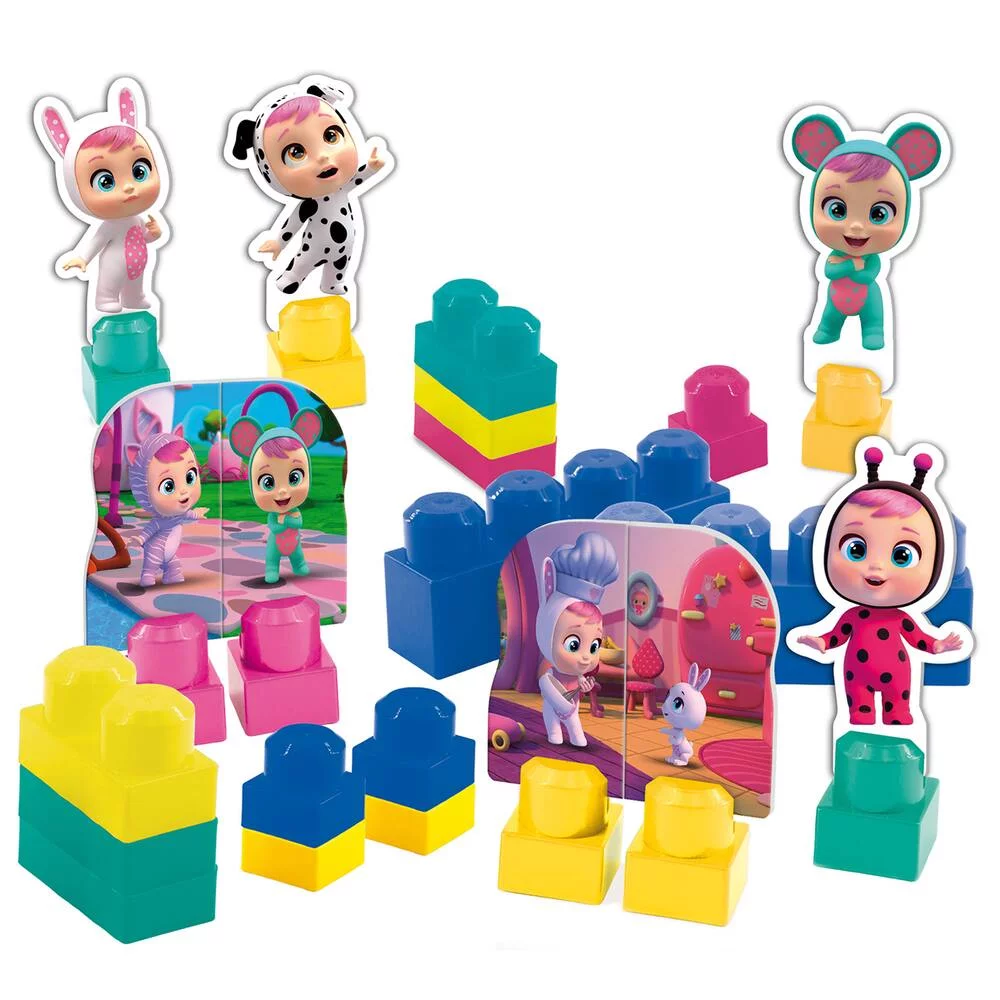 CRY BABIES BACKPACK - BABY BLOCS 36 PIECES