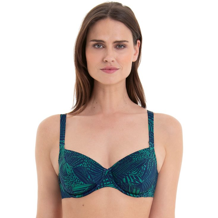 Anita Style Luna Bikini Top Damen blaugrün
