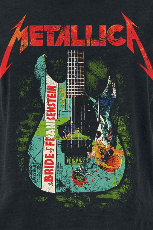 Guitare Bride Of Frankenstein | Metallica T-Shirt Manches courtes
