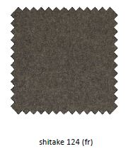 Loods 5 Design fauteuil Dunk Stof: Facet Shitake 124 | Frame Zwart