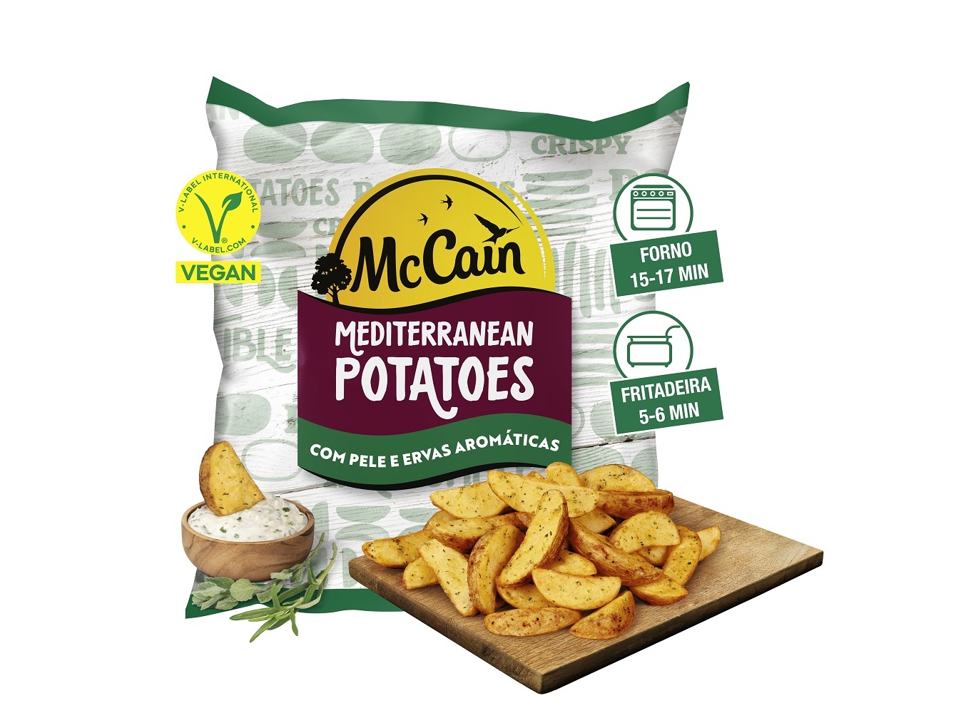 BATATA MCCAIN MEDITERRÂNEA 750G