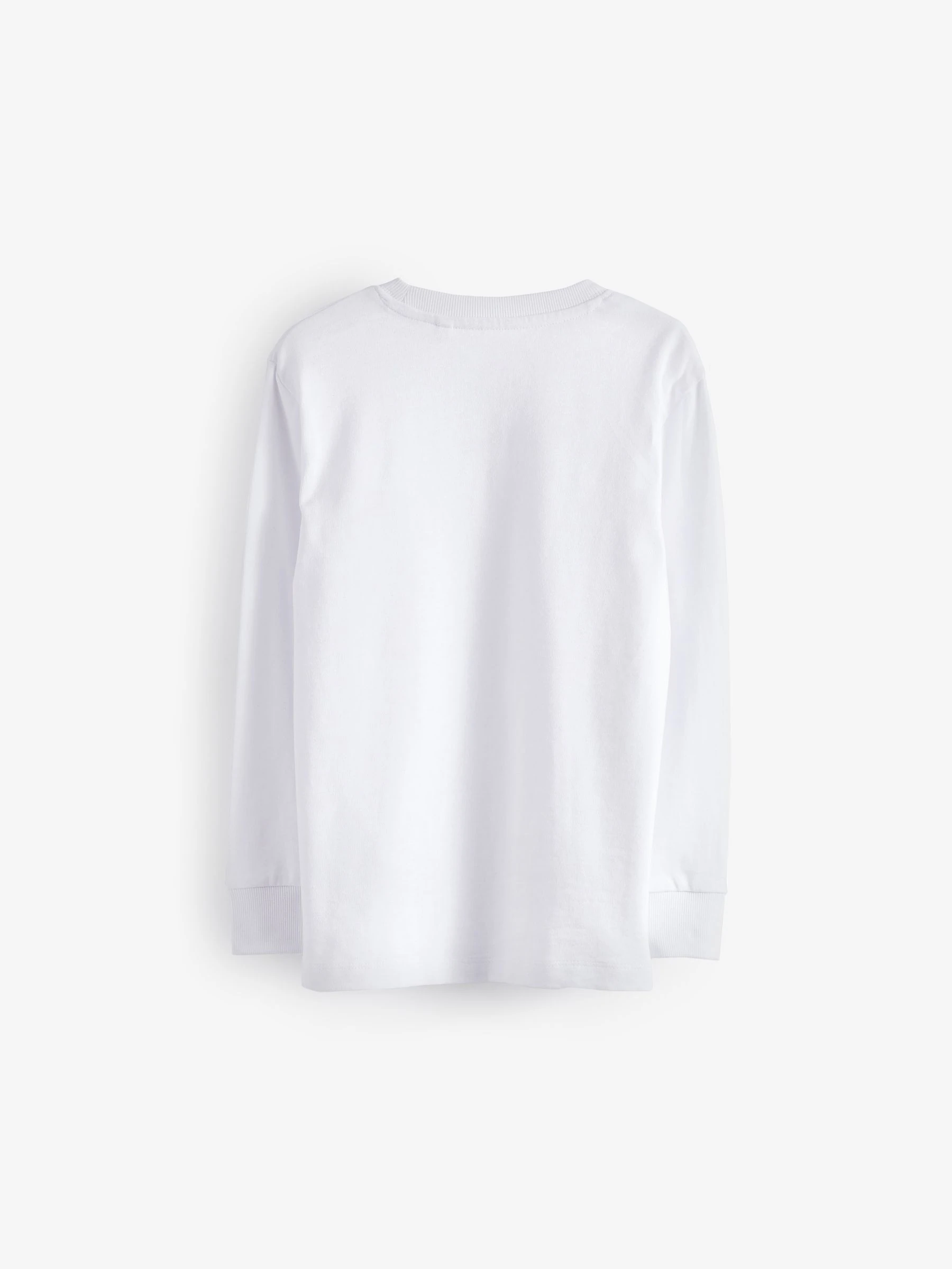 Zwart/wit/grijs - Verpakking van 4 zachte T-shirts met lange mouwen (3-16jr)