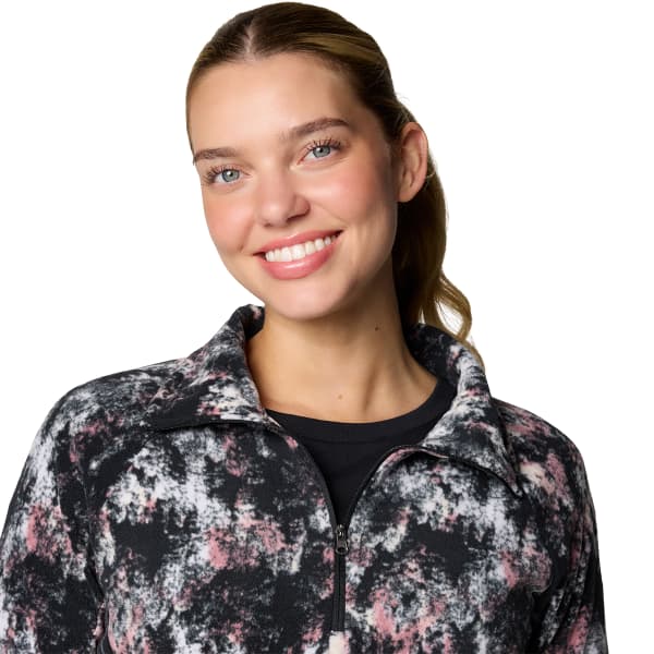 Sweat polaire COLUMBIA GLACIAL IV PRINT 1/2 ZIP SNOWDRIFT TIMBERWILD
