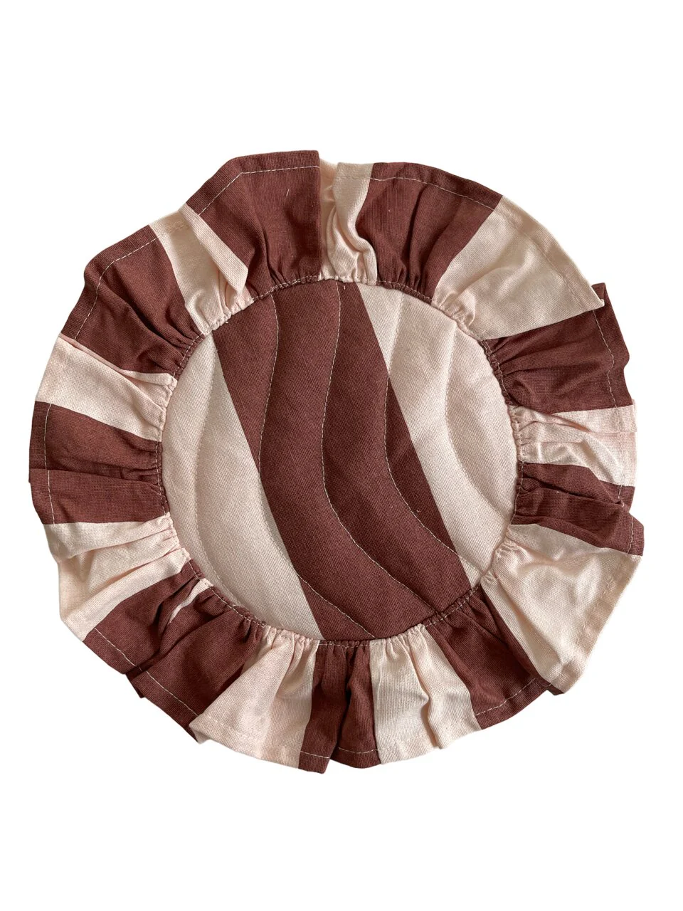 Jou Quilts  Jou serviet til brødkurv - pudder/brun