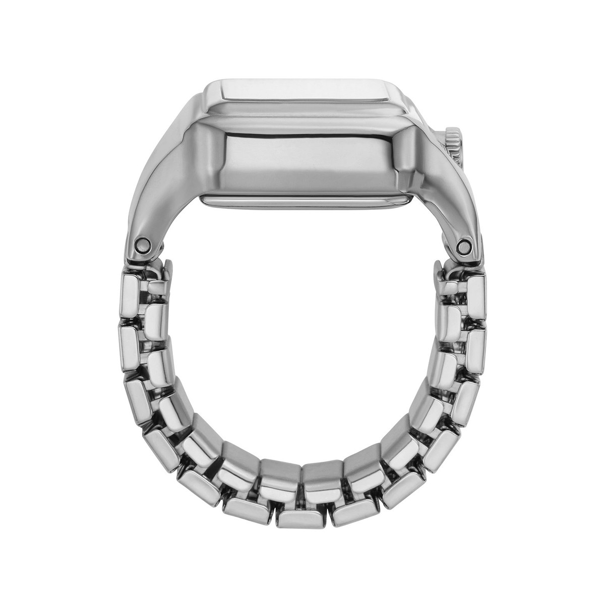Montre FOSSIL watch ring femme bracelet acier inoxydable argent