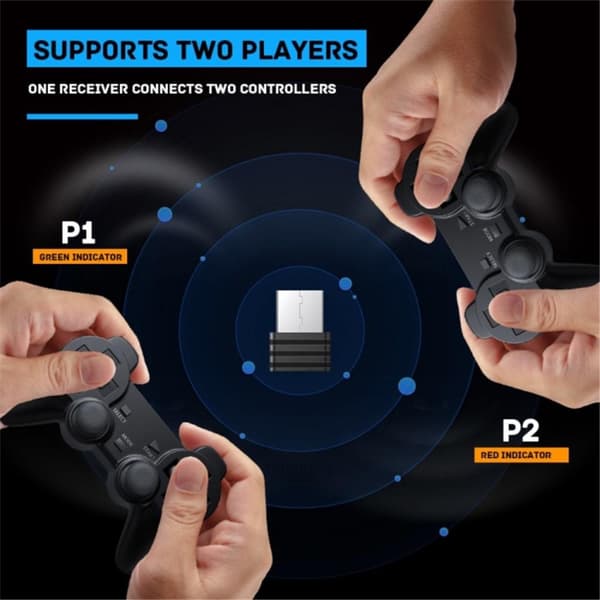 SUPER CONSOLE X mini spillkonsoll med 2 trådløse kontrollere