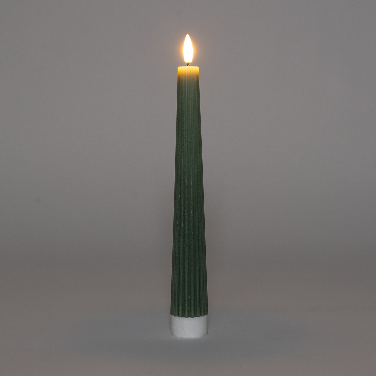 Anna's Collection LED dinerkaars Vito groen D 2 H 27 cm