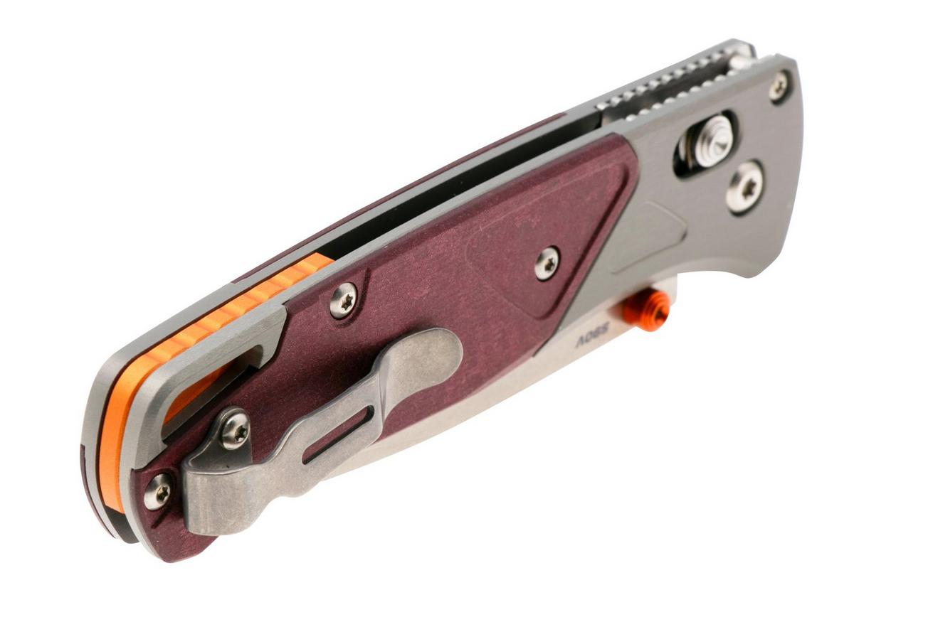 Benchmade Bugout 535-09 Stonewashed CPM S90V, Gray Aluminum Redstone Richlite, zakmes