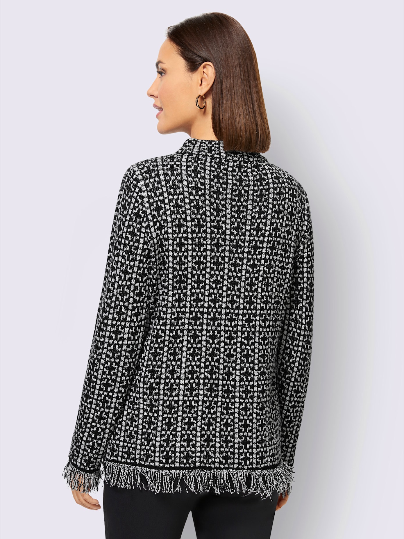 Pull bouclé aspect bouclé élégant