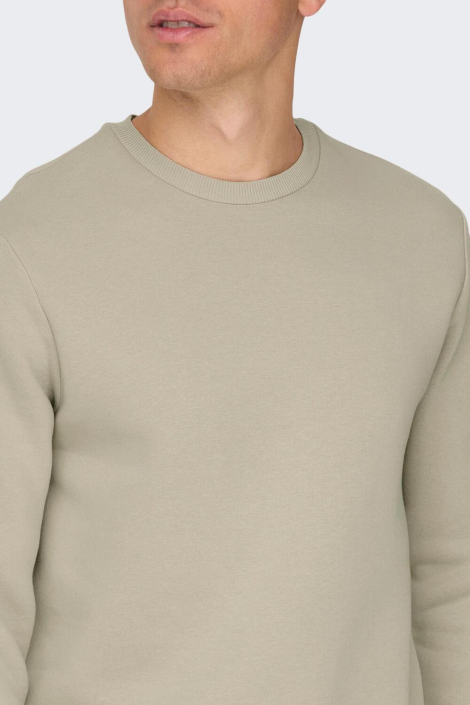 Only & Sons beige heren sweater
