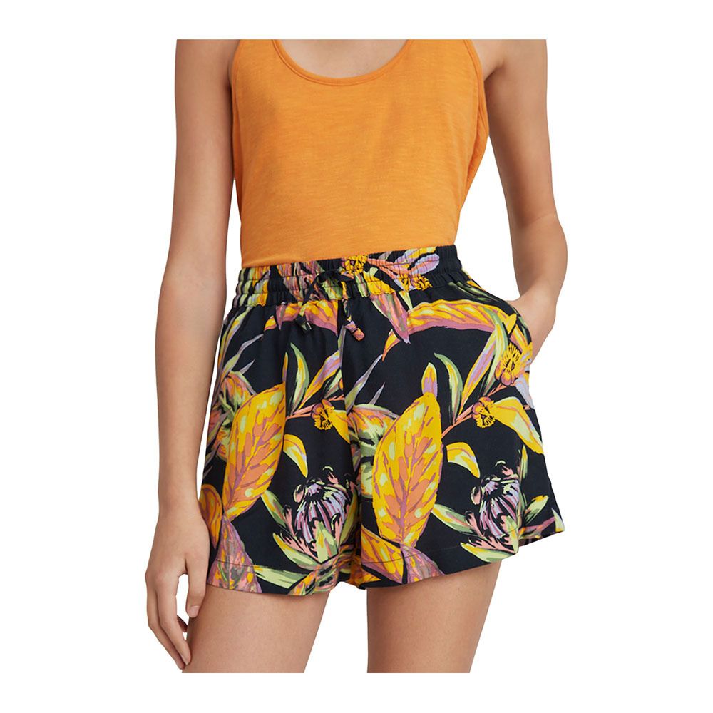 O'Neill AMIRI - Short Femme black tropical flower