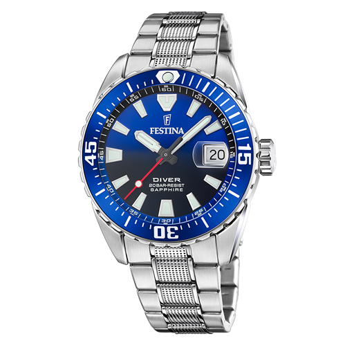 Festina Diver 20669 Herreur, Blue, 41 mm