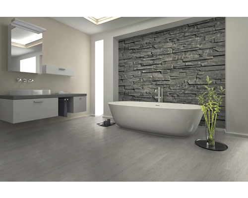 GREEN VINYL vinylvloer, witte eiken landhuisplank, klikverbinding, 1290 x 173 x 4,0 mm