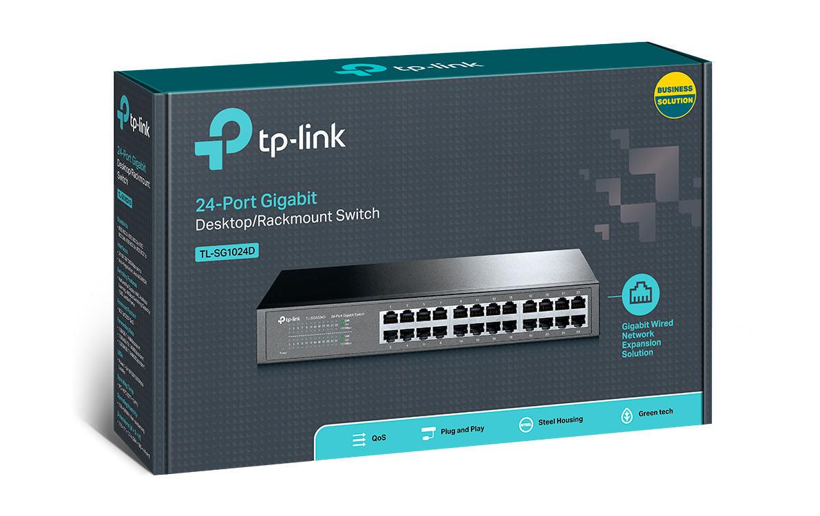 Switch TL-SG1024D 24 Port24-Port-Gigabit-Desktop/Rackmount-Switch