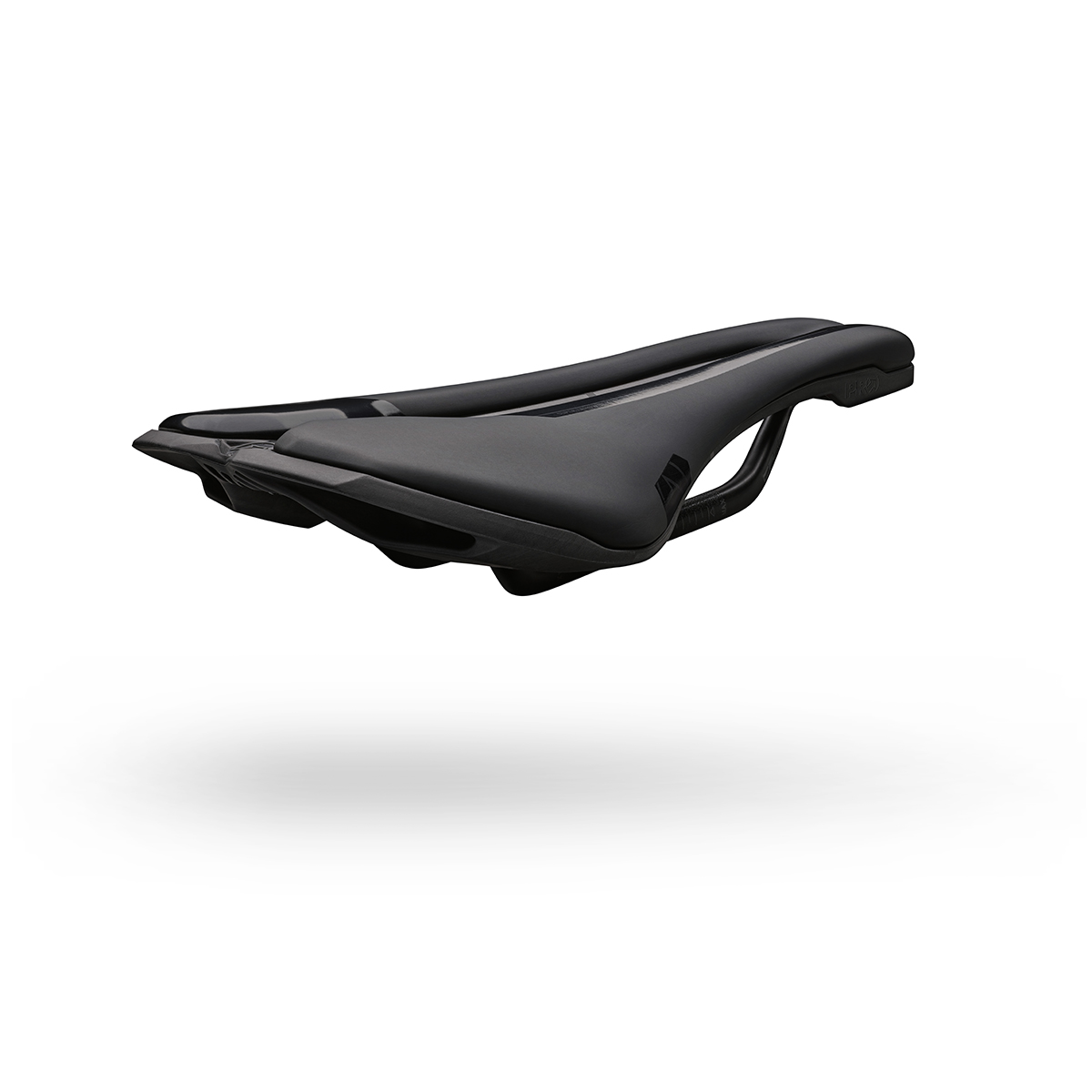 PRO Stealth Team carbon sadel sort 152 mm Sort