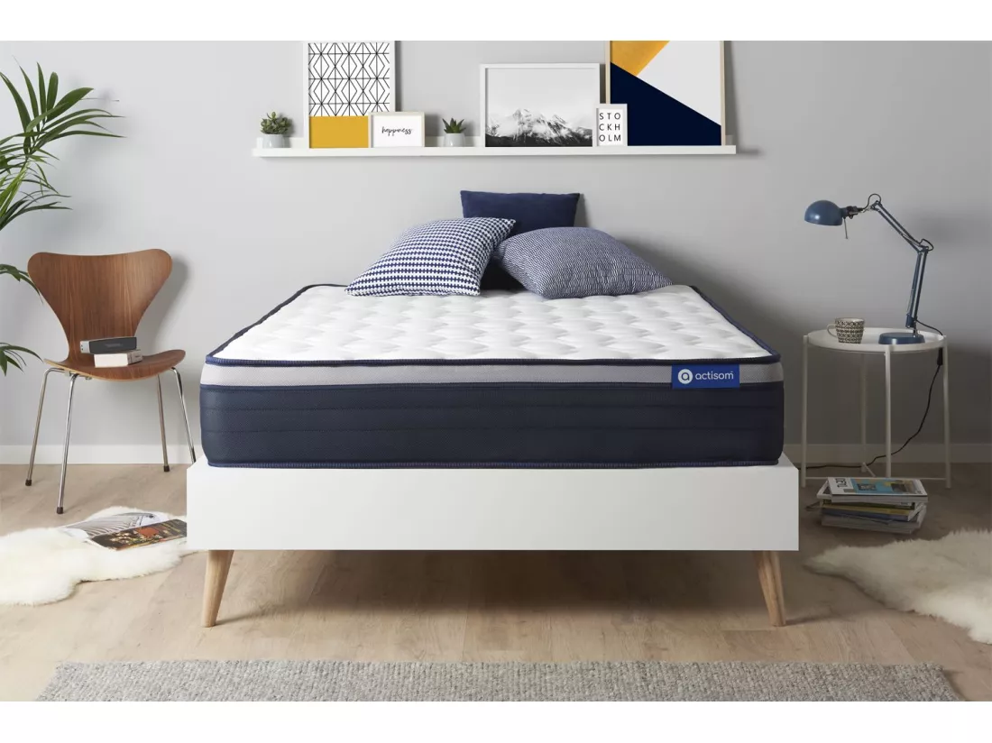 ACTISOM matelas Mémoire de forme ACTIMEMO MAX 140x190 cm Maxi épaisseur 7zones de confort