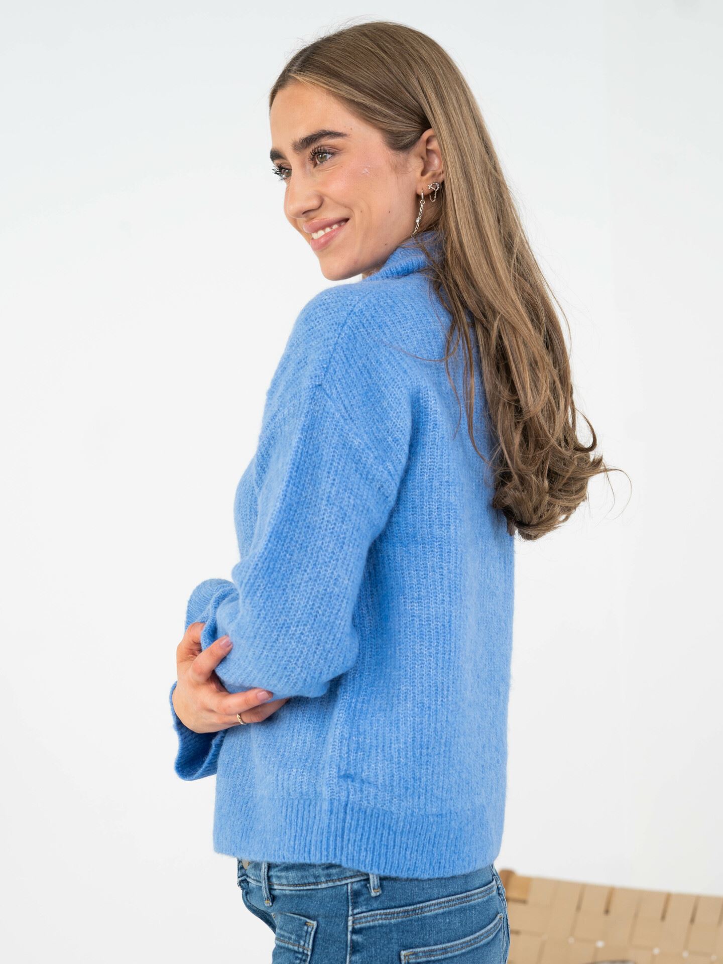Sia Long Sleeve Knit Half Zipper