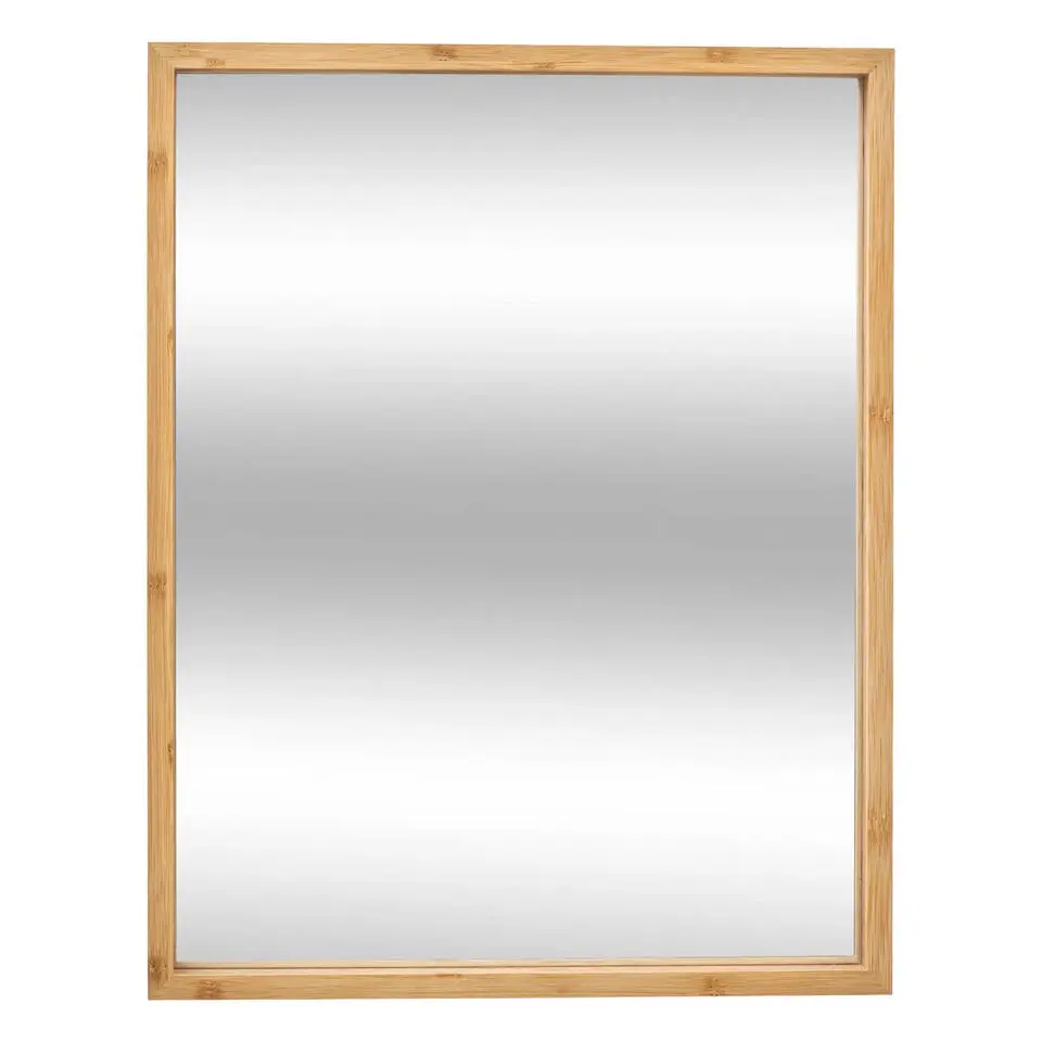 5five Spiegel/wandspiegel - 34 x 44 cm - hout - naturel