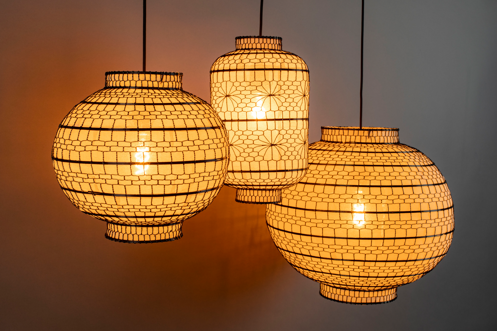Dutchbone hanglamp Ming rond 45