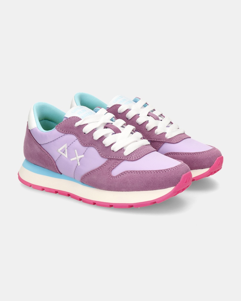 Sun 68 Ally Solid Nylon Lage sneakers  - paars