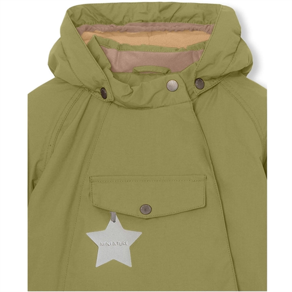 Køb MINI A TURE Wang Fleece Vinterjakke Mosstone