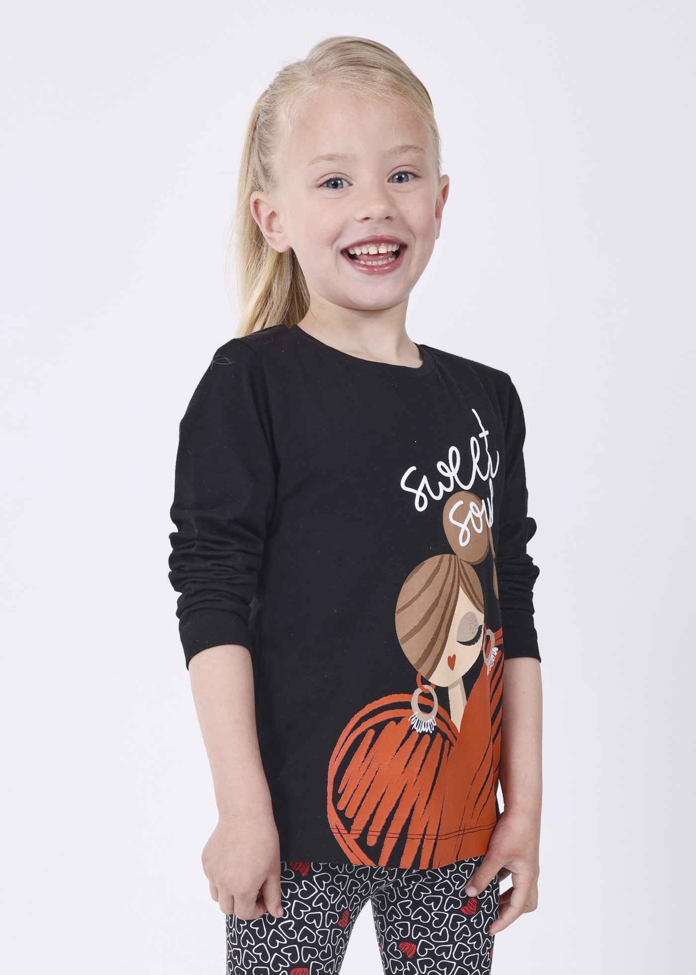 Camiseta estampada Better Cotton para meninas