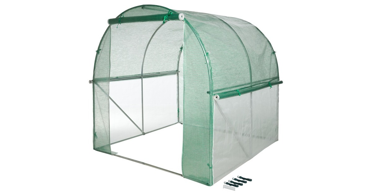 NatureTuintunnel kweekkas  (Transparant/groen, 200 x 200 x 200 cm)
