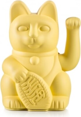 Vinkekat - Lykkekat - Maneki-Neko - Donkey - Gul
