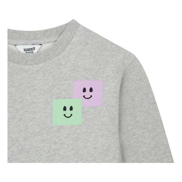 Hundred Pieces Sweat  Coton Bio  | Gris