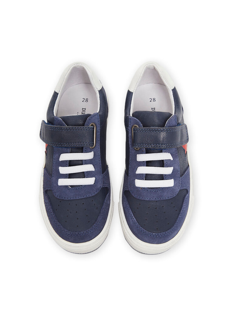 Baskets en cuir
