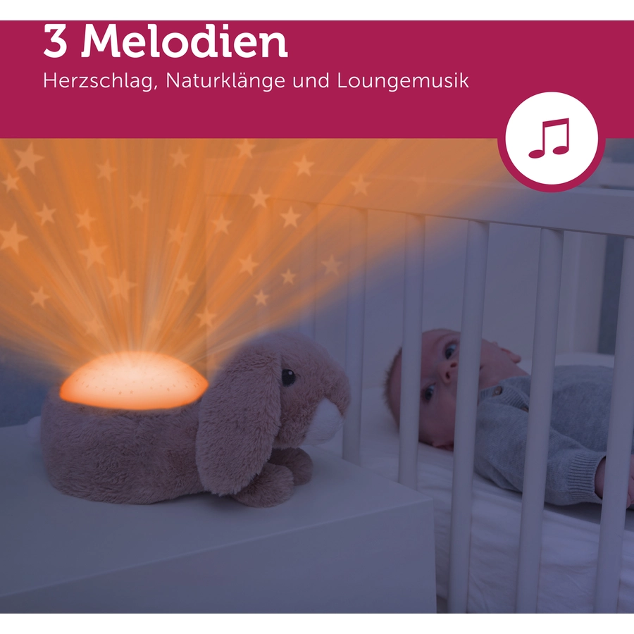 ZAZU Sternenprojektor Ruby der Hase mit beruhigenden Sounds