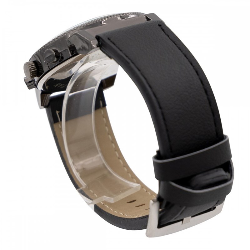Montre Homme M. JOHN bracelet Cuir Noir