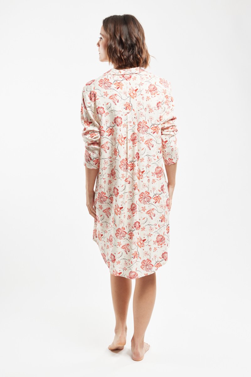 Chemise de nuit imprimé floral