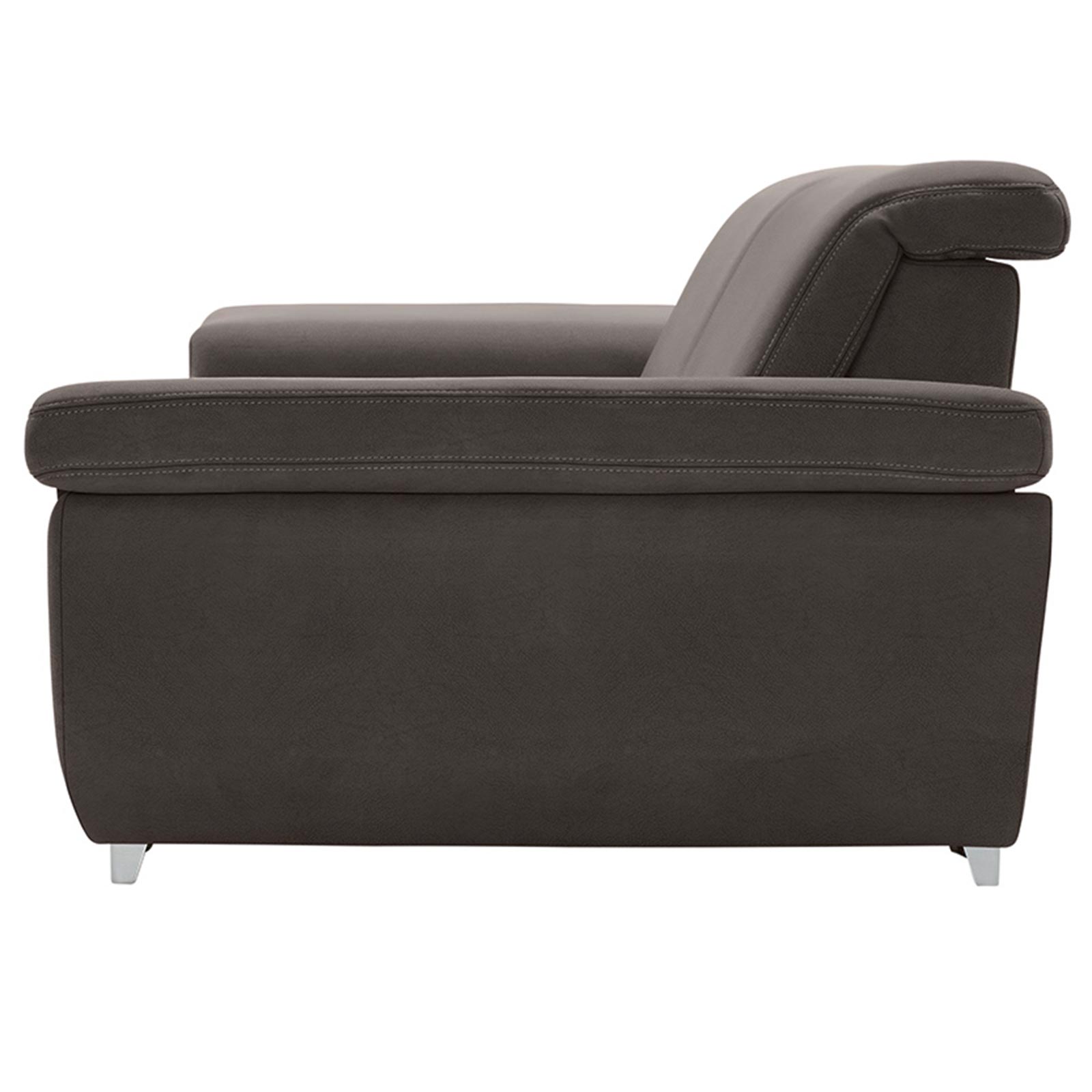 polsterpower 3-Sitzer Boxspringsofa - Saddle anthrazit - Basismodell