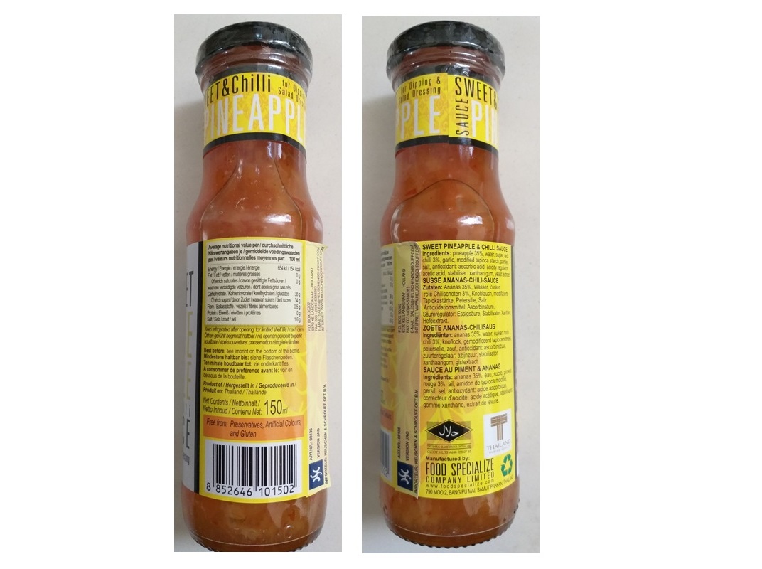 MOLHOS THAI DANCER ANANÁS E CHILLI 150ML