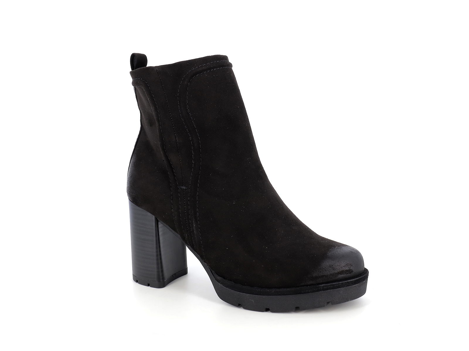 Marco tozzi-25464 Synthétique Velours Noir