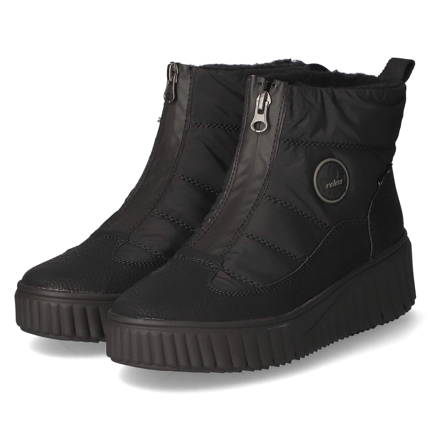 Rieker Stiefeletten - schwarz/schwarz