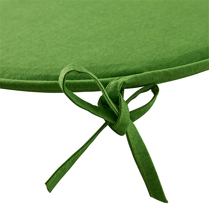 Galette de chaise ronde Cocos vert