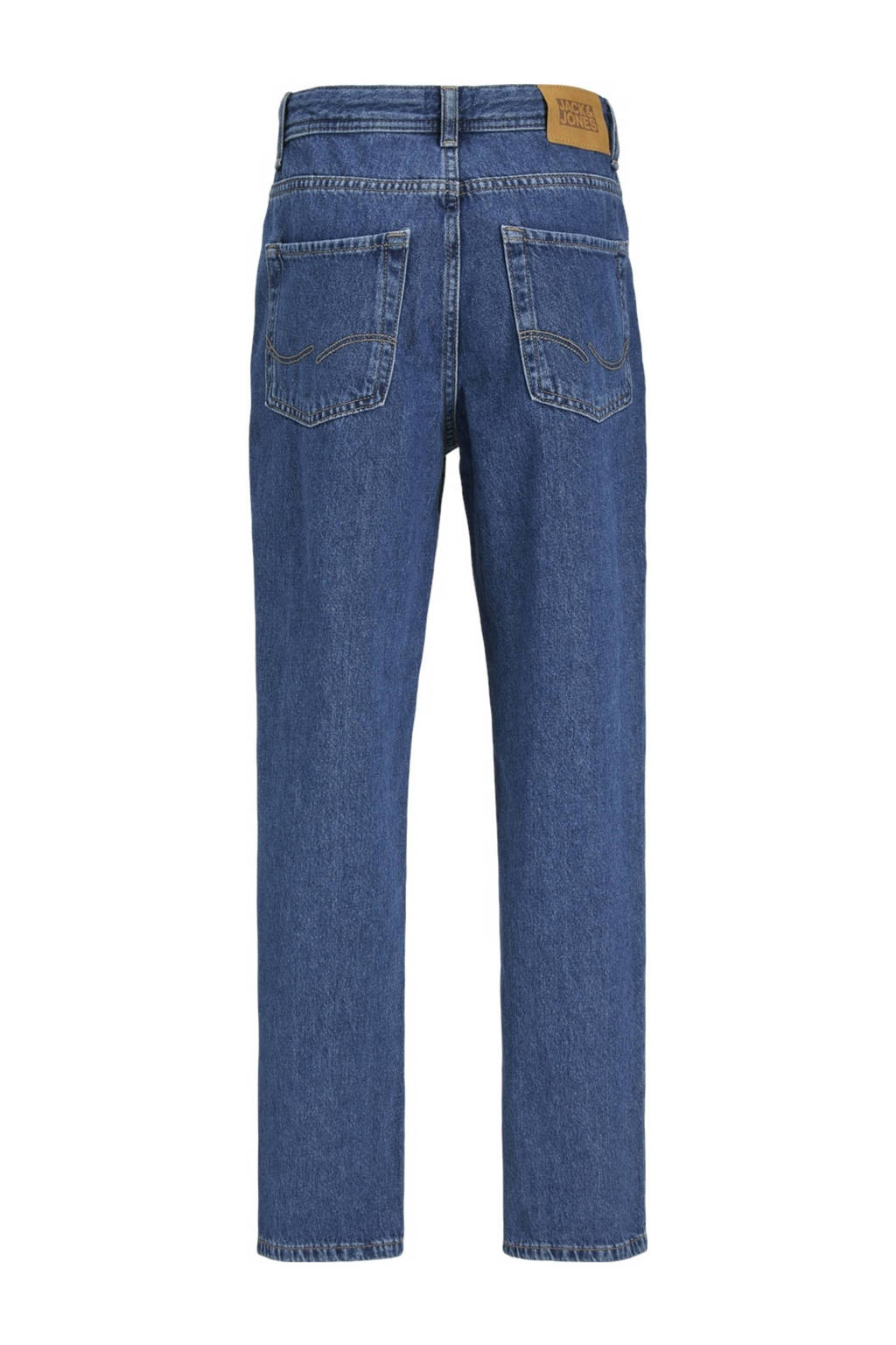 JACK & JONES high waist relaxed jeans JJICHRIS JJORIGINAL blue denim