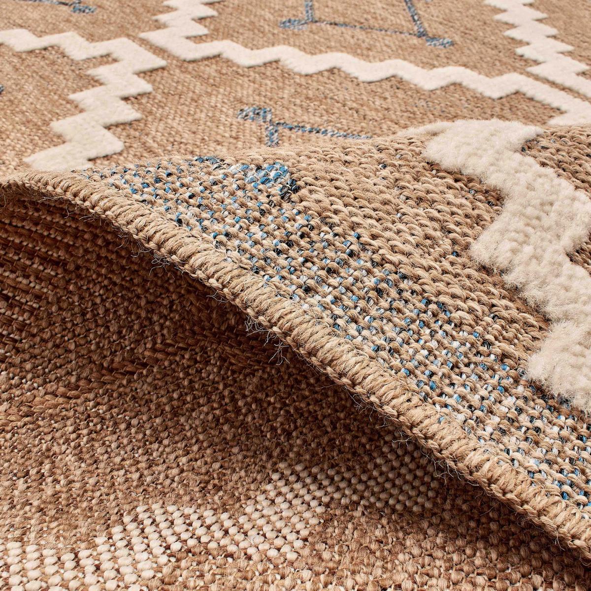 Tapis extérieur bleu 60x90 cm