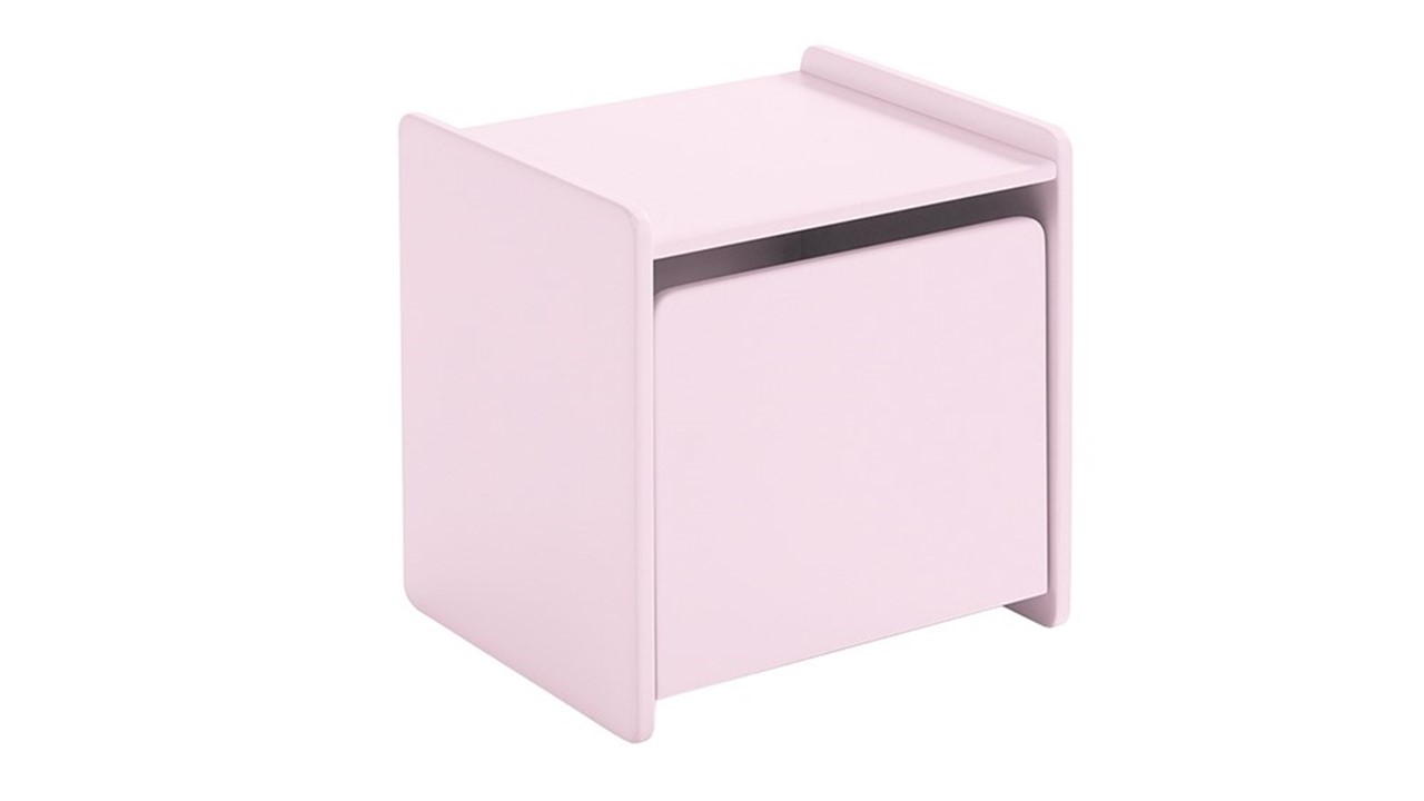 Nachtkast Kiddy oud roze