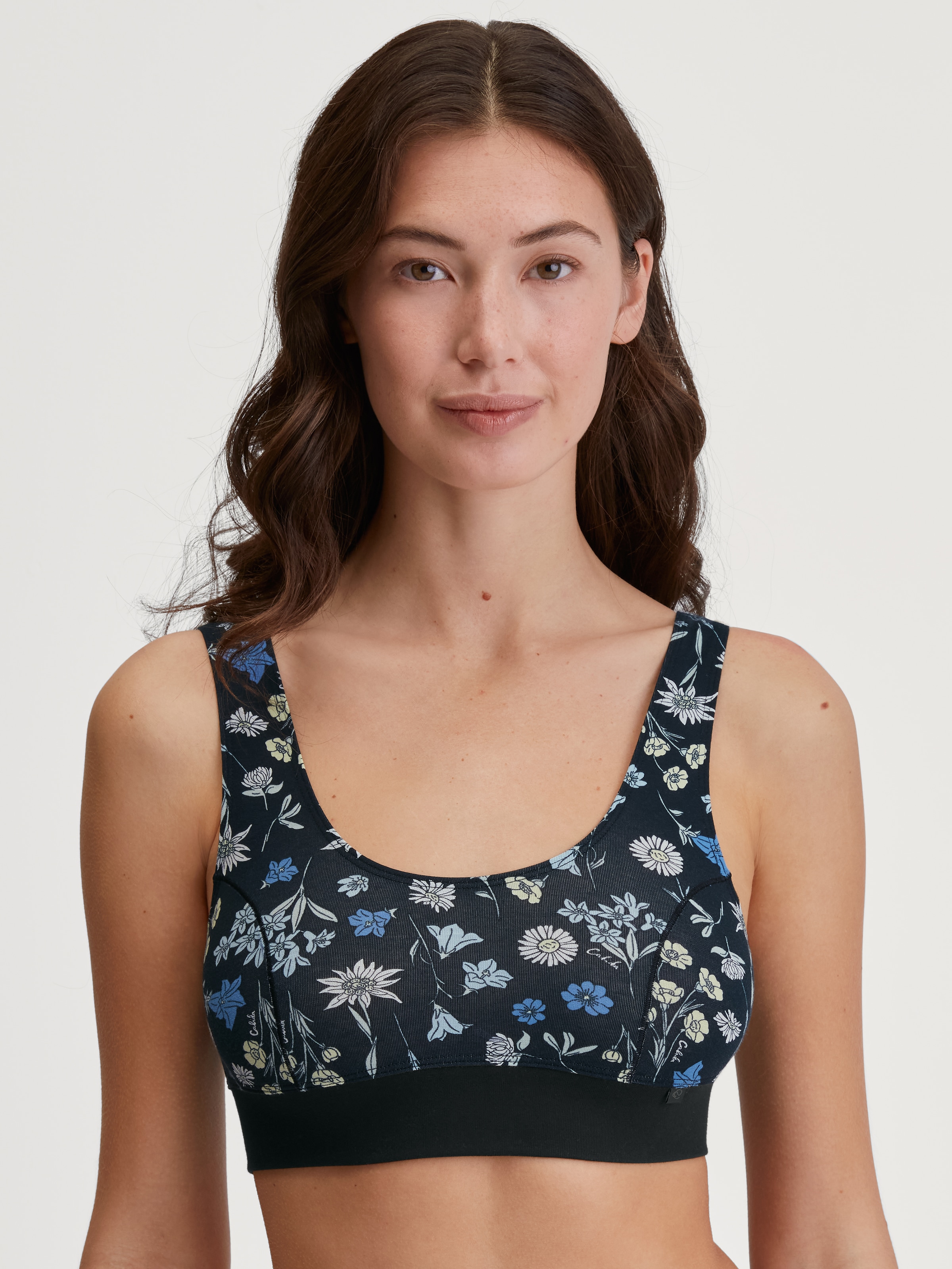 CALIDA Bustier »Elastic Trend«, Baumwollmix, Single Jersey Qualität, elastisch, bequem, sportlich