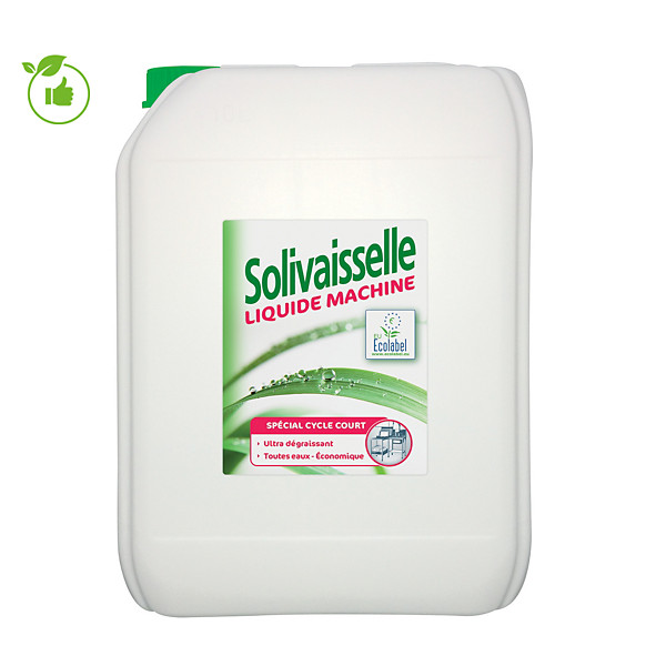 Liquide lave-vaisselle cycle court Solivaisselle 10 L